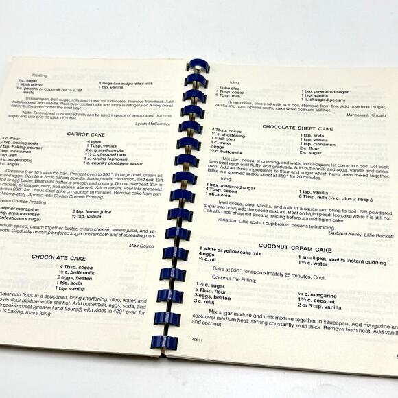 Wing Wives Sheppard AFB Cookbook Vintage 90s Recipes from Our Kitchens Texas - Picture 7 of 7